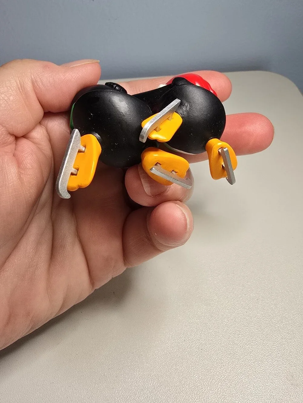 Vintage 1989 Hallmark Mom & Dad Ice Skating Penguins Christmas Ornament